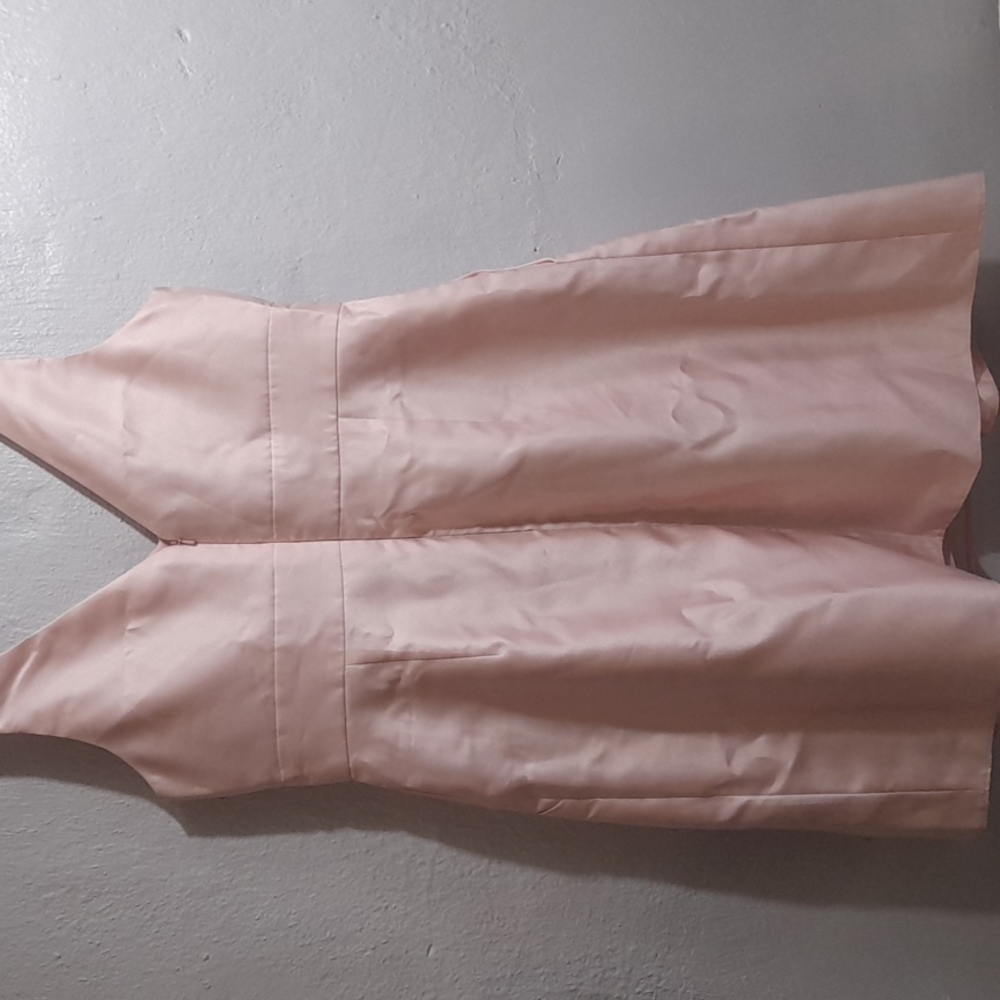 Alfred Sung Satin Midi Dress D768 - Picture 4 of 9